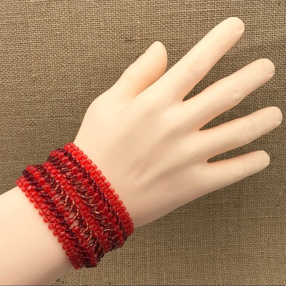 🌼Handmade Beaded Boho Bohemian Bracelet